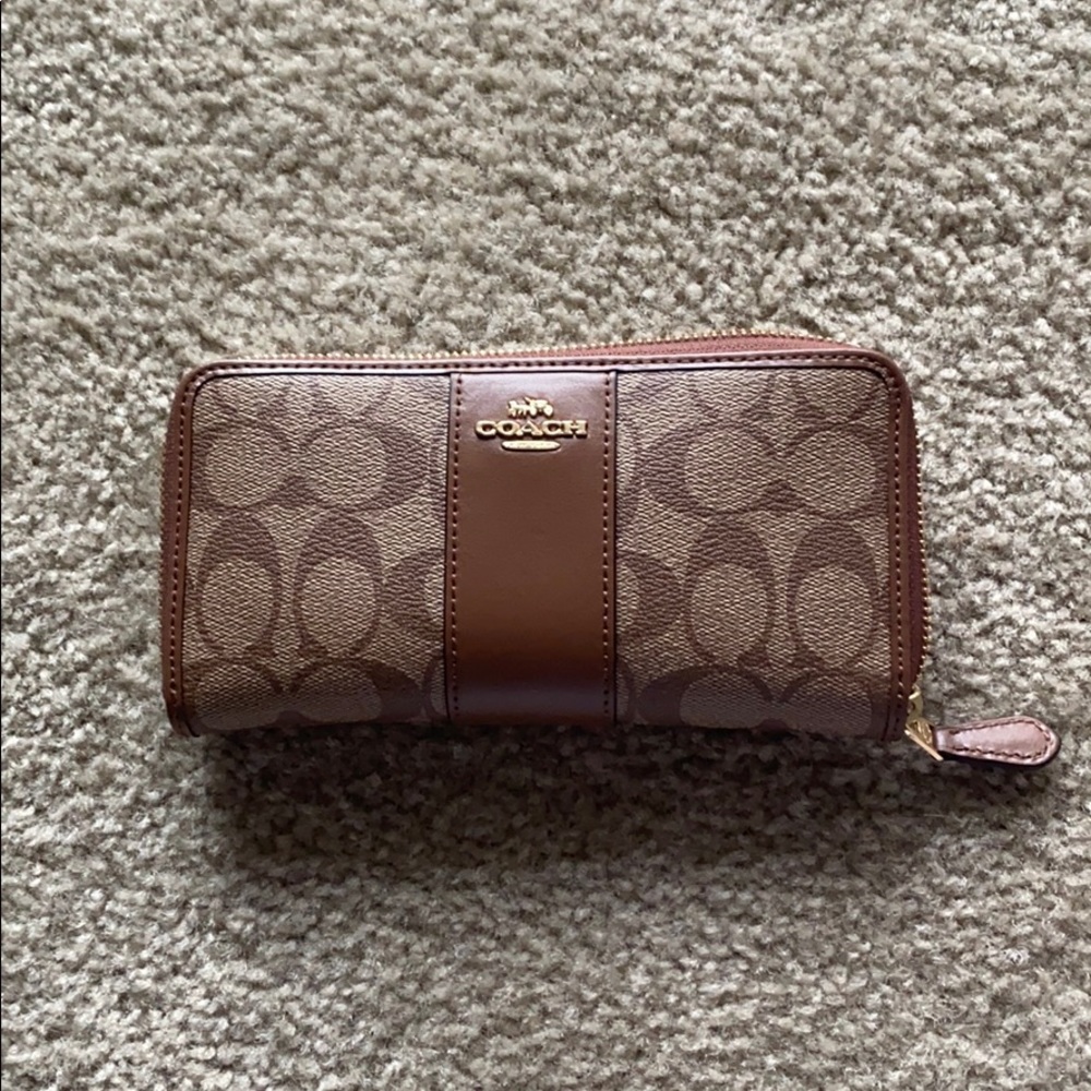 Authentic coach wallet